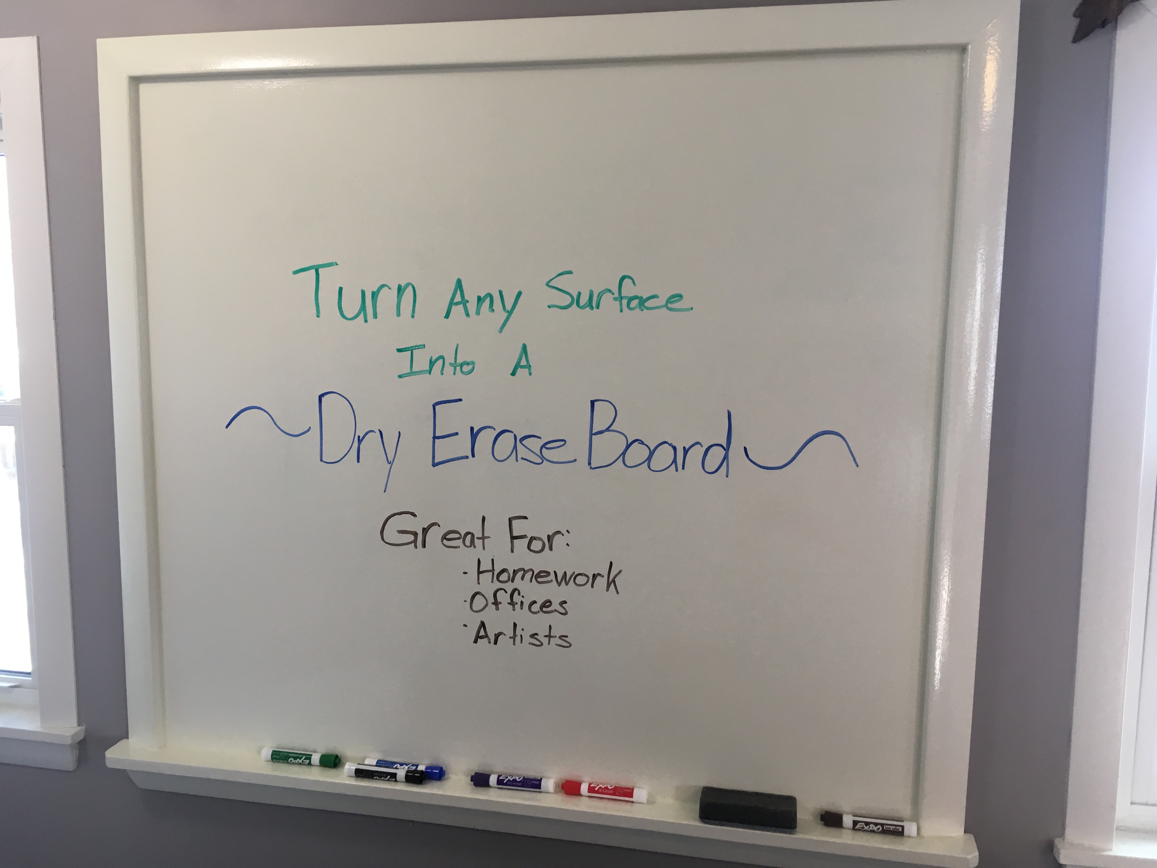 Dry erase board