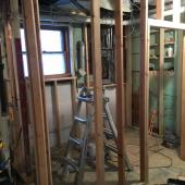Basement remodeling, building a laundry room