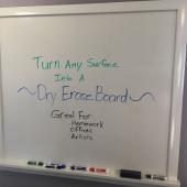 Dry erase board